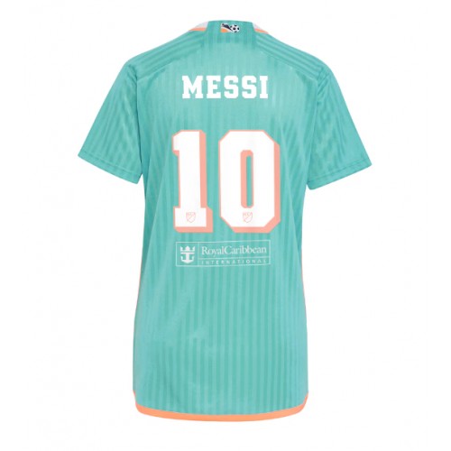 Fotballdrakt Dame Inter Miami Lionel Messi #10 Tredjedrakt 2024-25 Kortermet